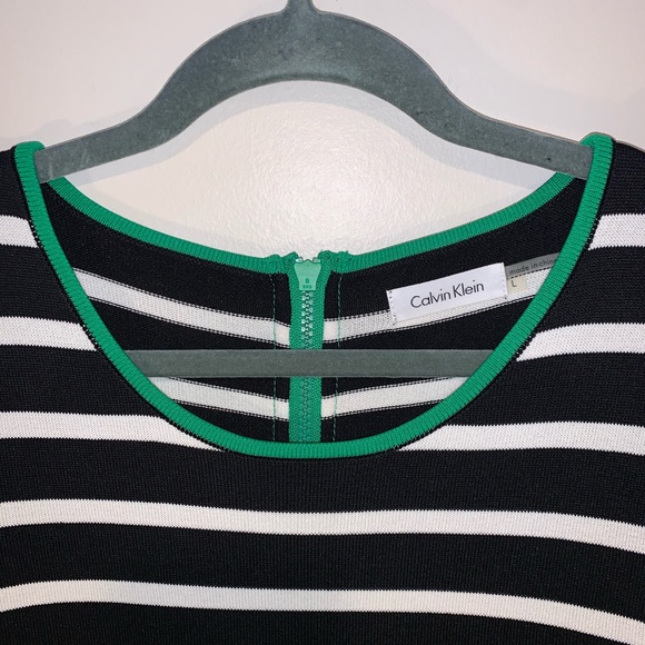CALVIN KLEIN striped shift dress - Picture 3 of 4